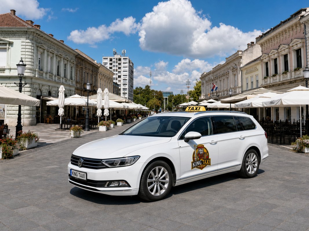 King Taxi vozilo na Korzu